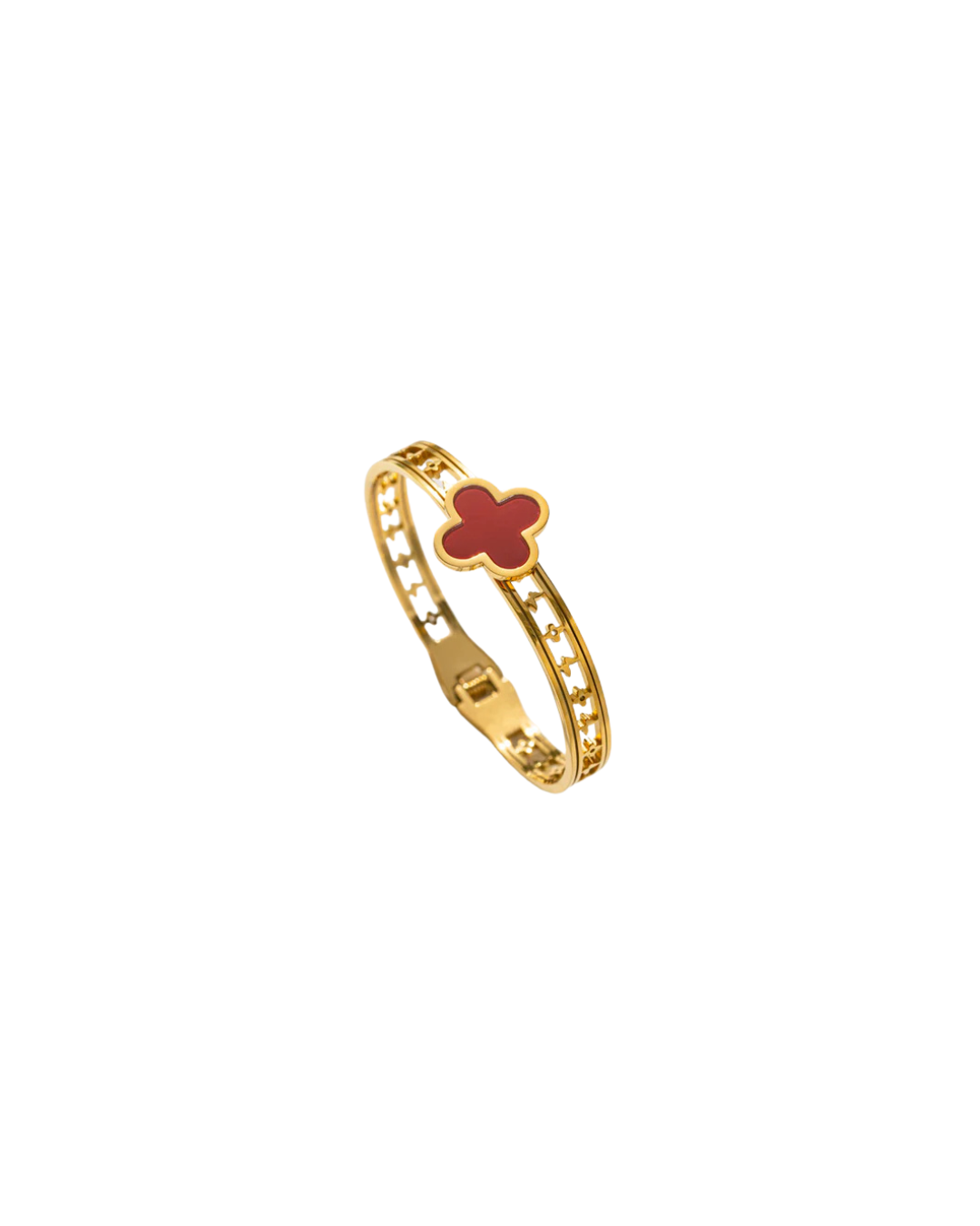 Naira - bangles in silver and gold with colored inlays