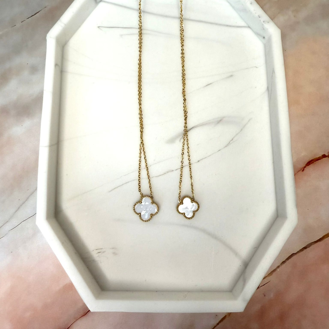 Nayara - Necklace in gold and green