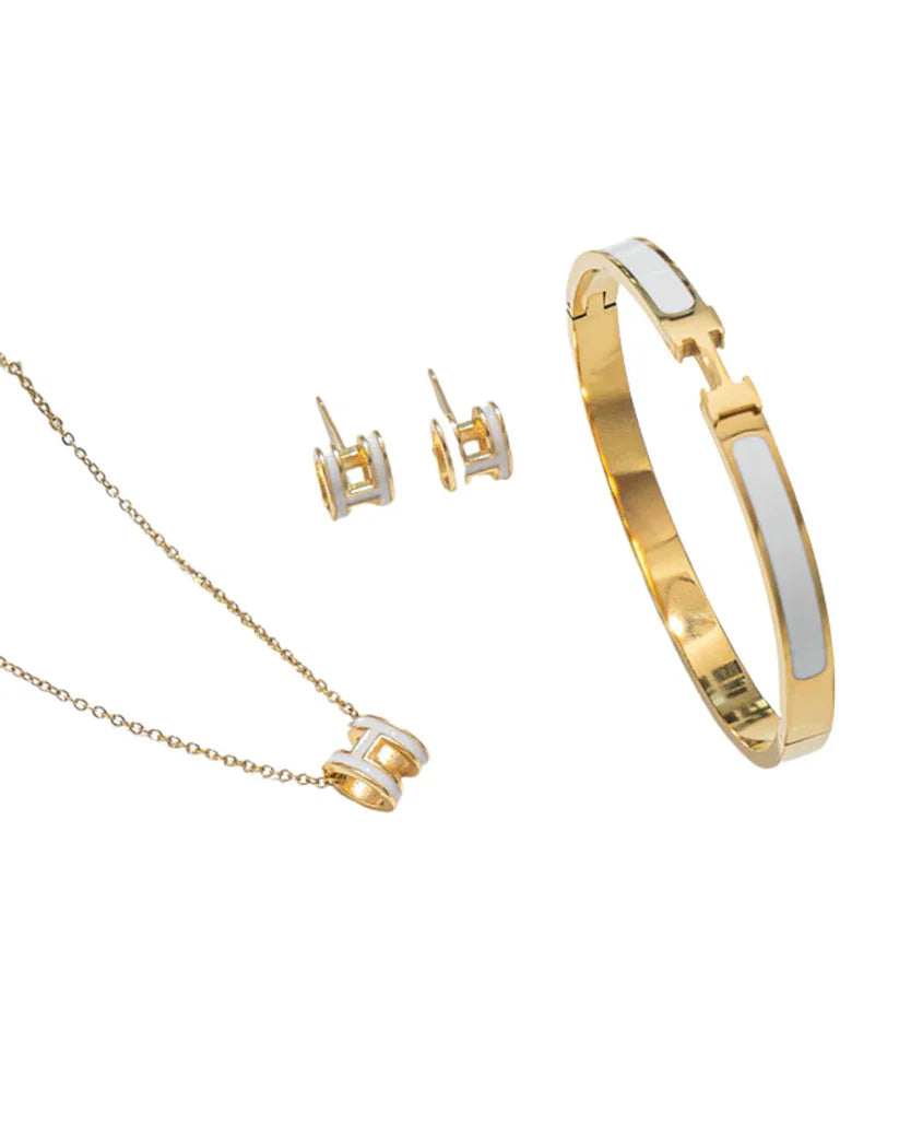Hera - Necklace White