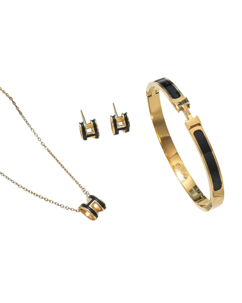 Hera - Necklace Black