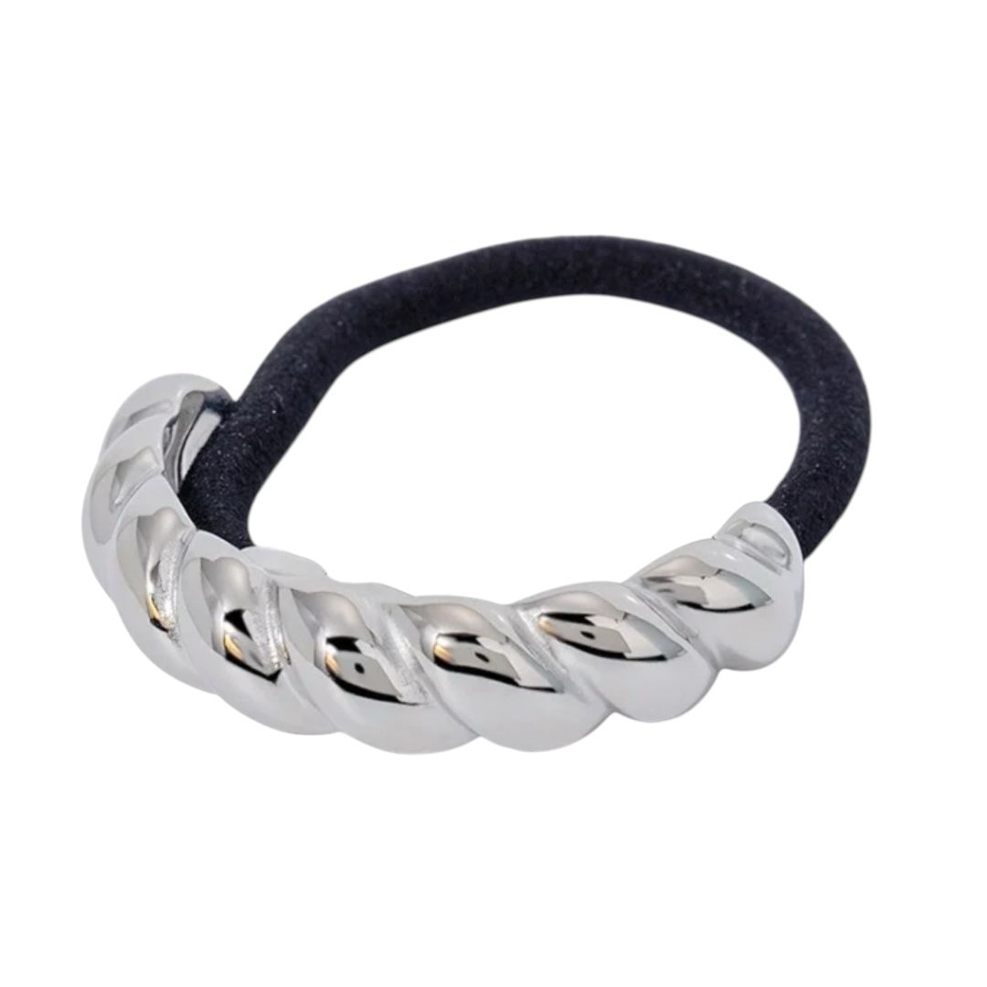 Braided Silver Hair Cuff – Haargummi