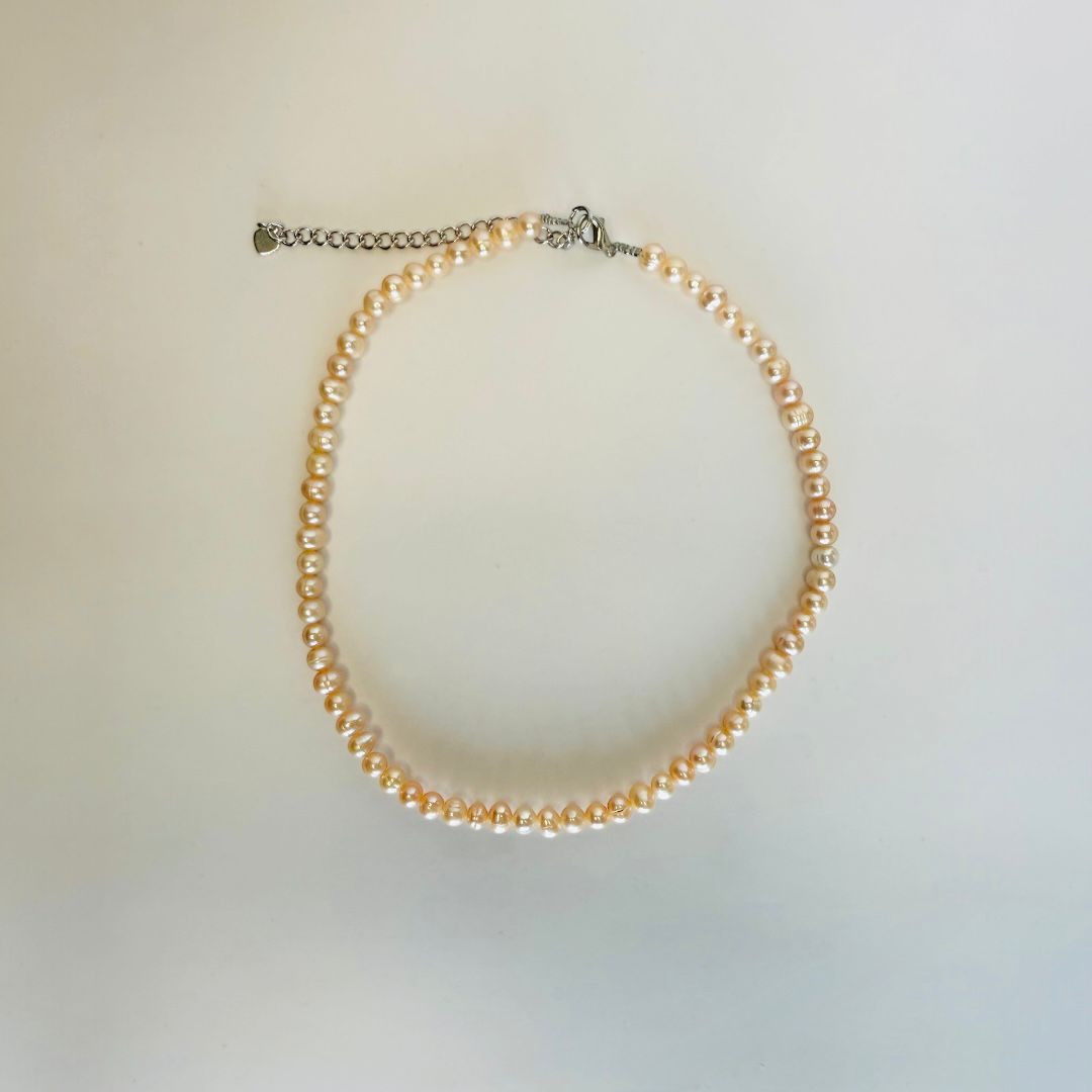 Süsswasserperlen-Fusskette „Pure Elegance“ – Rosa, verstellbar