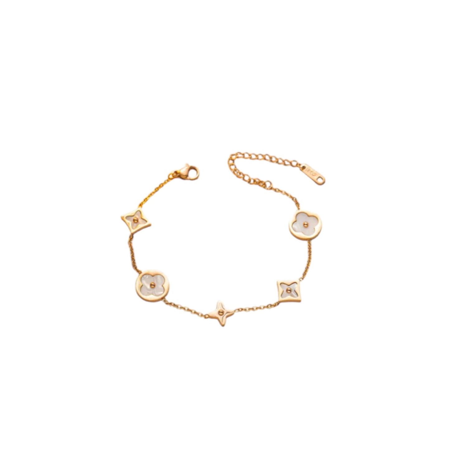 Chaiya - Bracelet in gold and rose gold