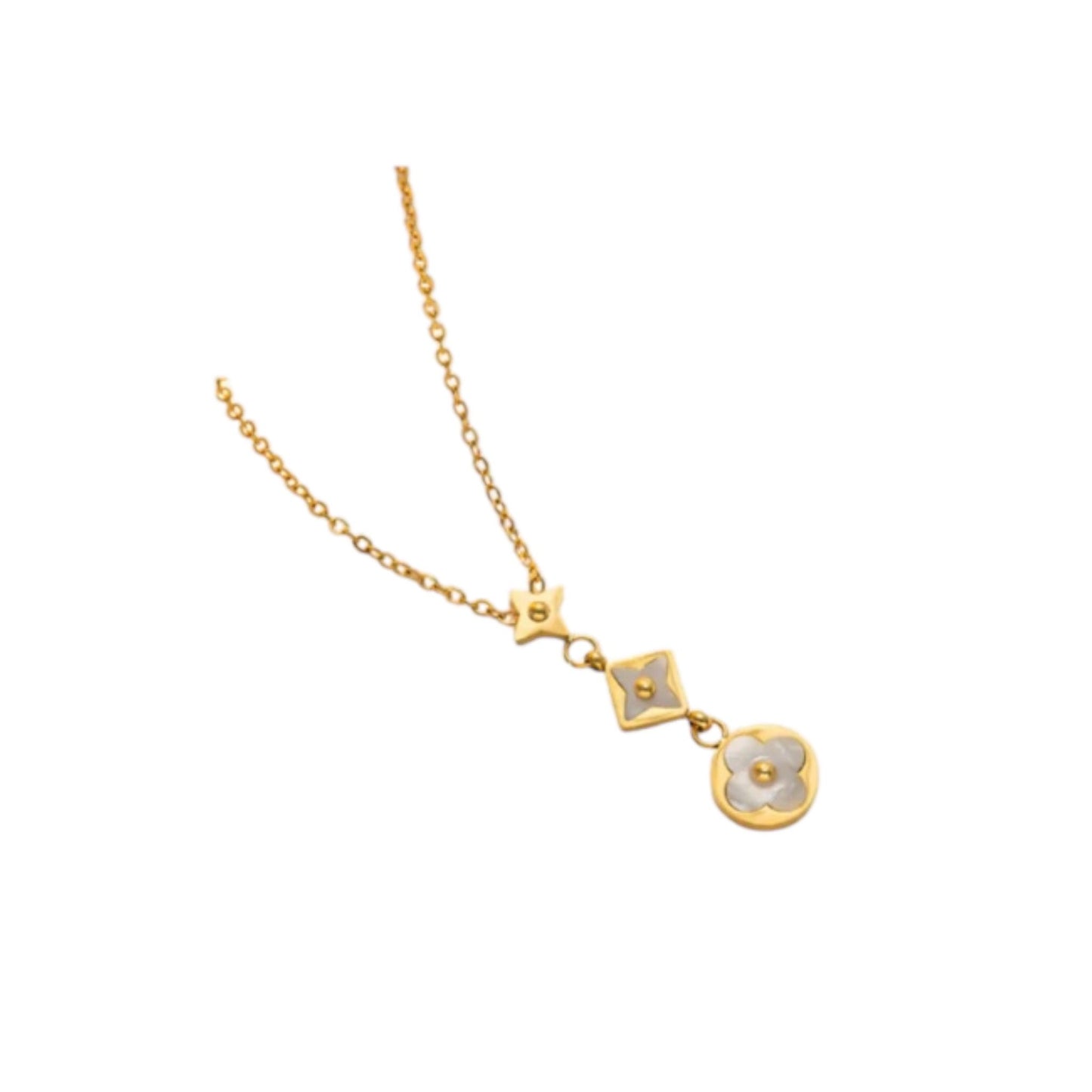 Chanikan - Necklace in gold and rose gold