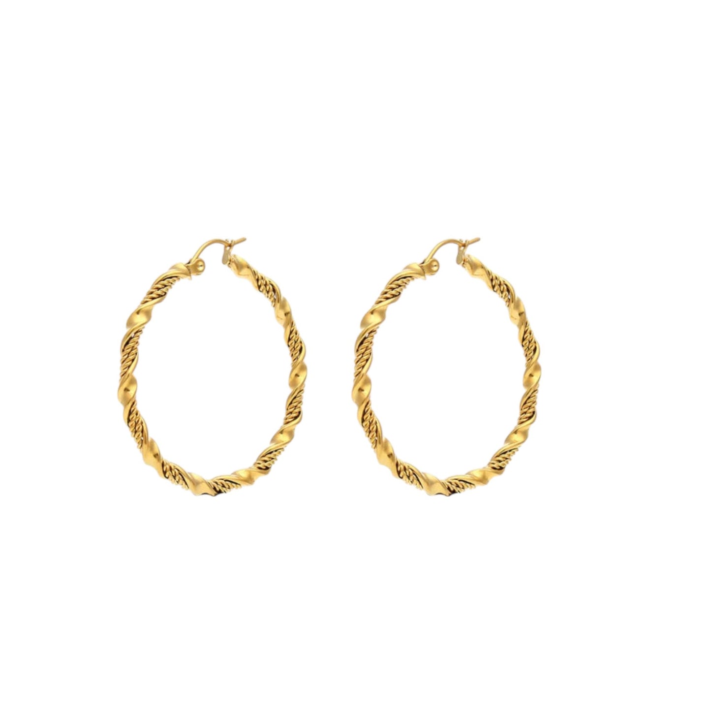 Zamaya - Hoop earrings in gold