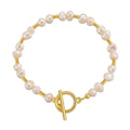 Éloise Pearl Armband – Süßwasserperlen & 18K vergoldete Details