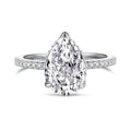 Tear of Light - 925 Sterling Silber mit tropfenförmigem Zirkonia