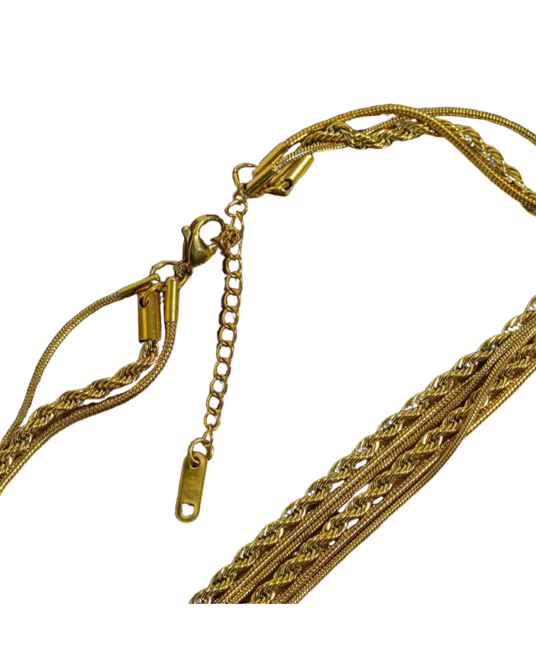 Lily - Layered Goldkettenset