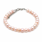 Süsswasserperlen-Fusskette „Pure Elegance“ – Rosa, verstellbar