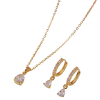 Sparkle Drop - Schmuckset mit Zirkon Tropfen