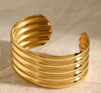 Golden Curve - Armreif