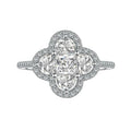 Clara Bloom Ring – Eleganter 925er Silberring mit floraler Zirkonia-Fassung