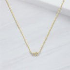 777 Number Sparkle Necklace – Feine Zahl-Halskette aus 925er Silber mit Zirkonia