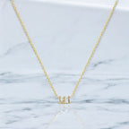 111 Number Sparkle Necklace – Feine Zahl-Halskette aus 925er Silber mit Zirkonia