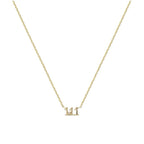 111 Number Sparkle Necklace – Feine Zahl-Halskette aus 925er Silber mit Zirkonia