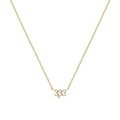 333 Number Sparkle Necklace – Feine Zahl-Halskette aus 925er Silber mit Zirkonia