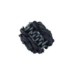 Black Fabric Rose Hair Clip – Eleganter Haarkamm mit mehrlagiger Stoffblume