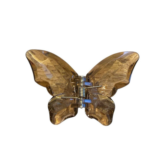 Brauner Schmetterling Haarclip – Elegantes, irisierendes Design für stilvolle Hairstyles