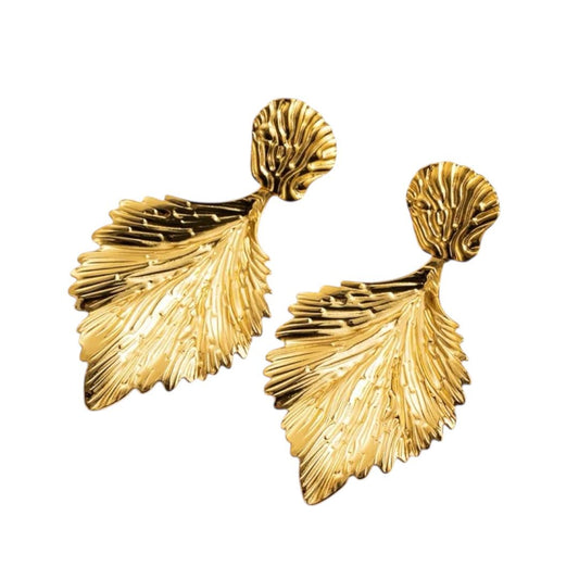 Golden Leaf - Ohrringe