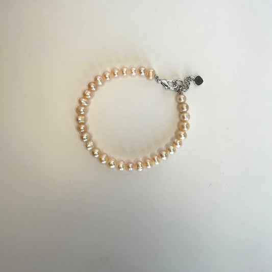 Süsswasserperlen-Armband „Pure Elegance“ – Rosa, verstellbar