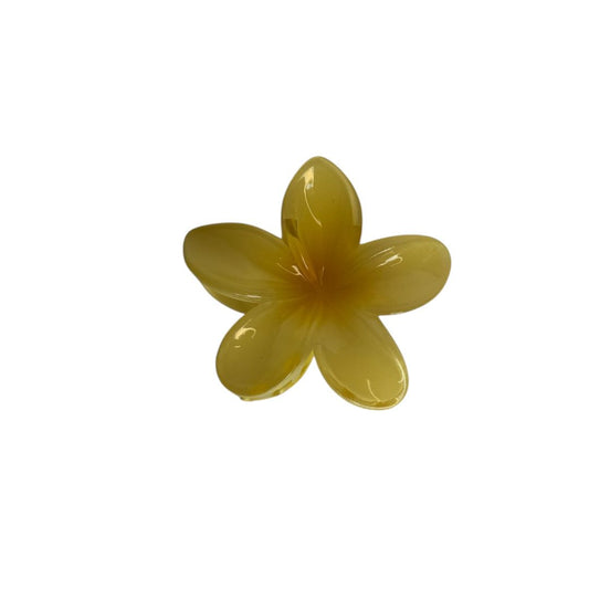 Flora – Blumen-Haarklammer in Gelb