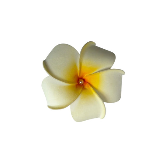Sunset Bloom – Haarclip in Blütenform mit Perlendetail