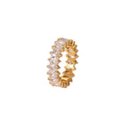 Endless Shine - Zirkonia-Ring – Eternity-Design in Gold oder Silber