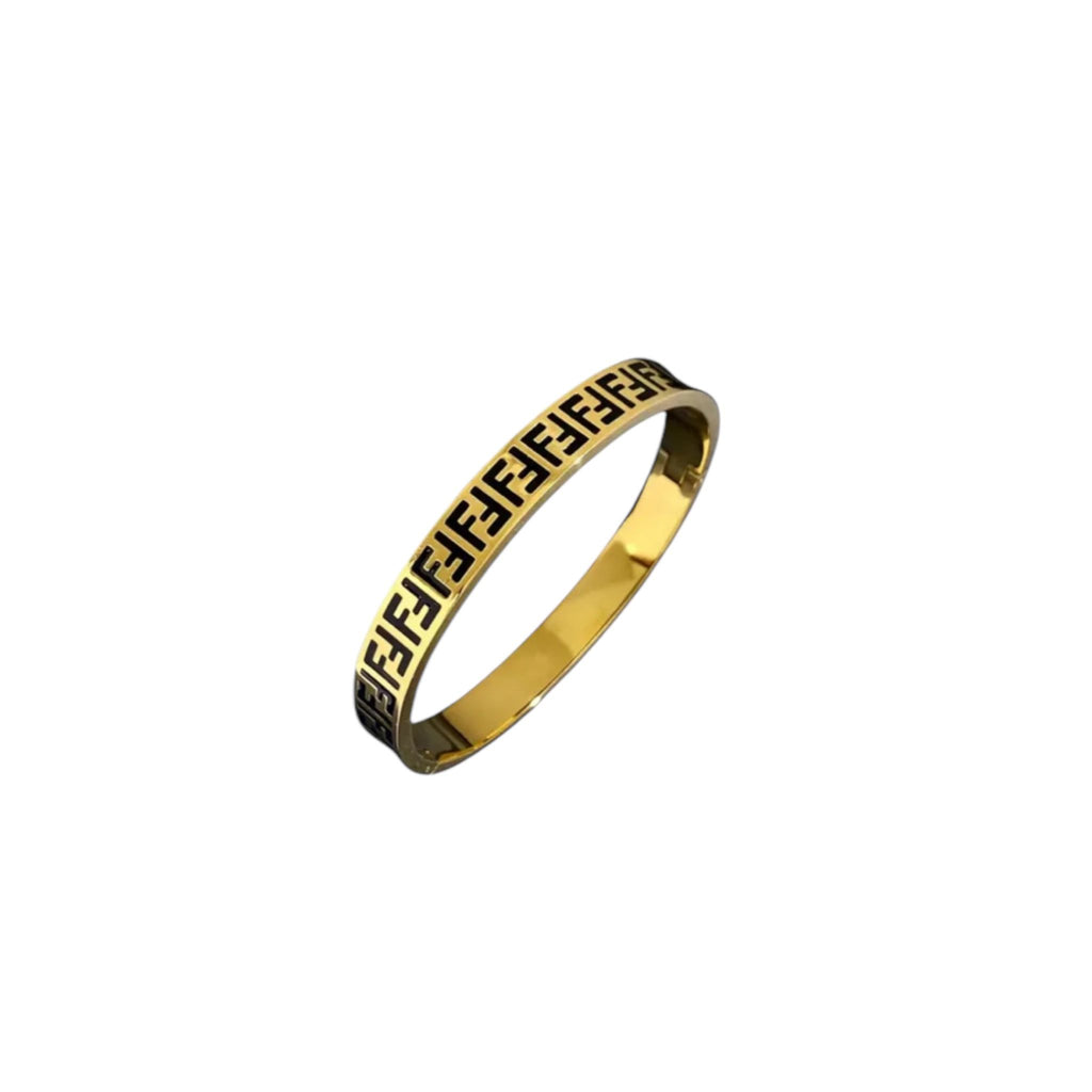 Farah - Bangle in Schwarz