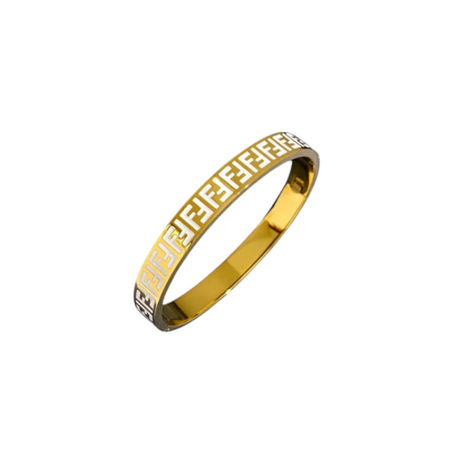 Farah - Bangle in White