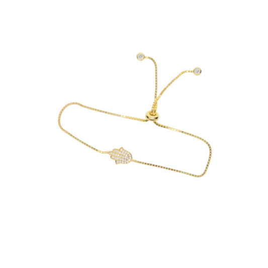 Chamsa - Bracelet in gold, silver and rose gold