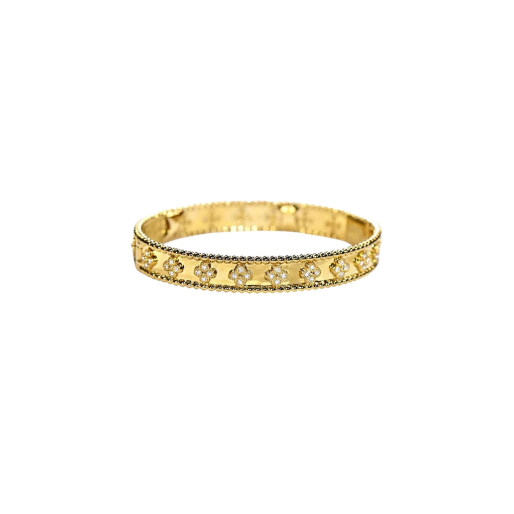 Kailani - Bangle Zirkonia und Blüten-Design