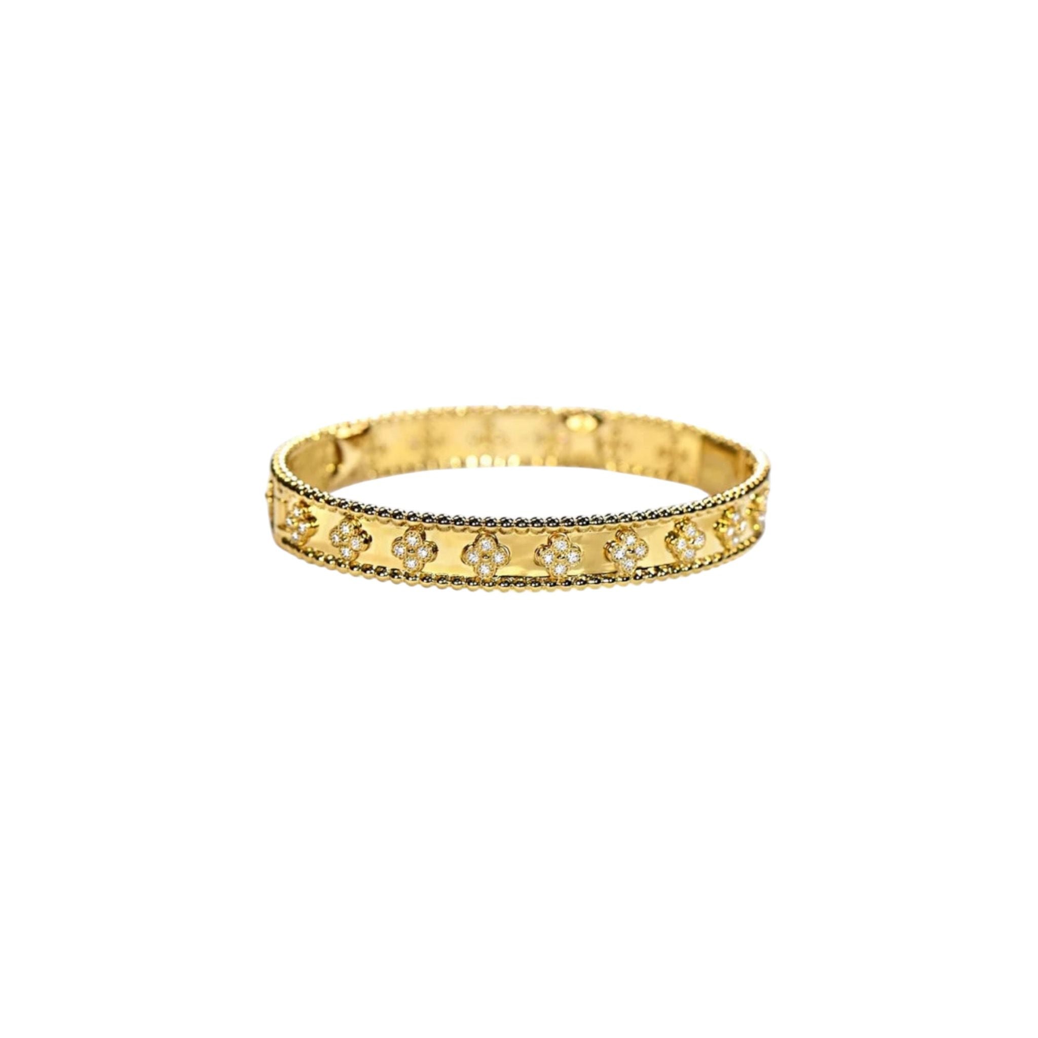 Kailani - Bangle Zirkonia und Blüten-Design