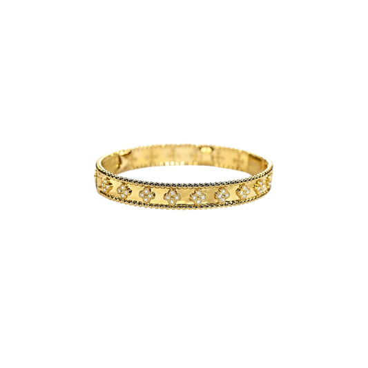 Kailani - Bangle Zirconia and Flower Design