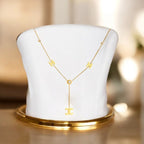 Yasmin - Collier avec pendentifs et cristaux
