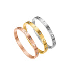 Yamini - Bangles  in  Roségold, Gold und Silber